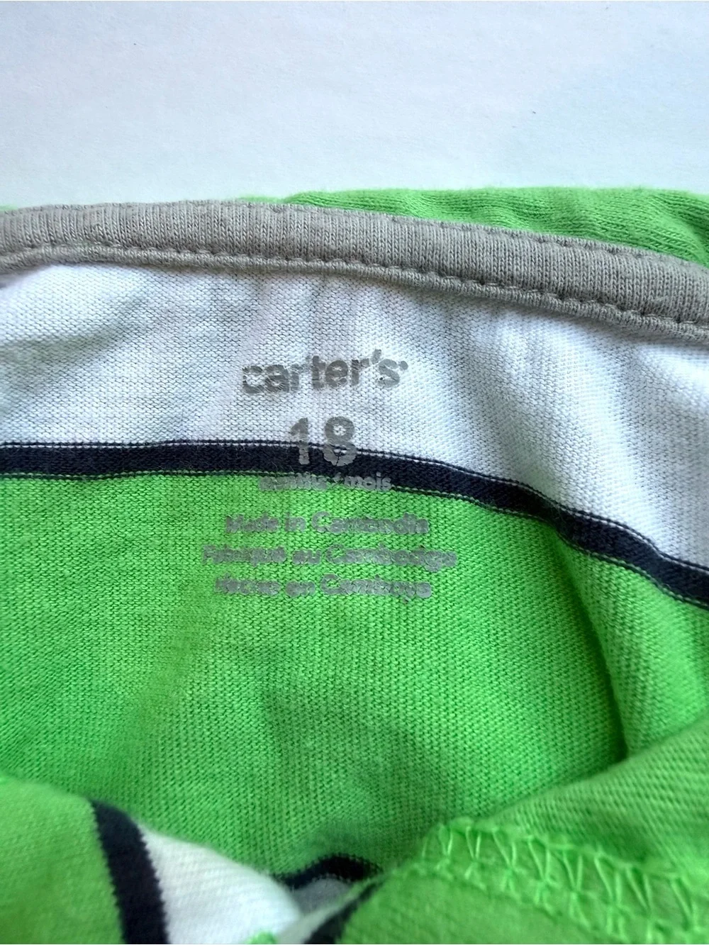 Carters soft rompers